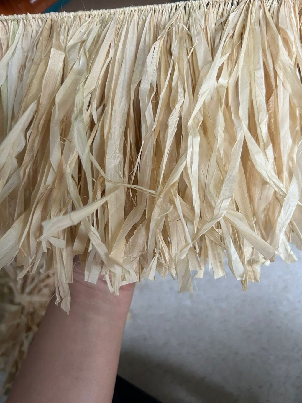 Soft Fringes natural raffia for crafting