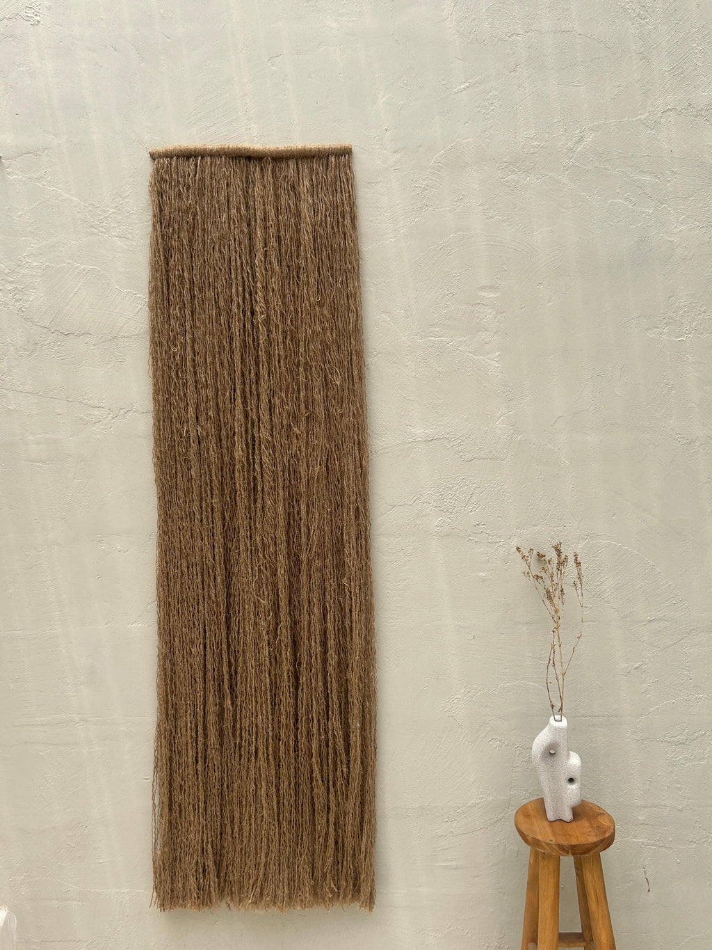 Wabi-Sabi Jute Wall Art – Simple Mediterranean Decor