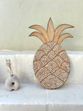 Pineapple Shape Boho Wall Hanging Decor from White Shells