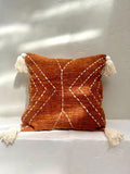 Burnt Orange Hand-Dyed Pillow Cover