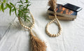 Set of 2 Wooden Bead Garlands – Farmhouse Boho Decor