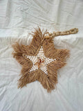 Boho Star shape shells wall hanging | nursery room decor