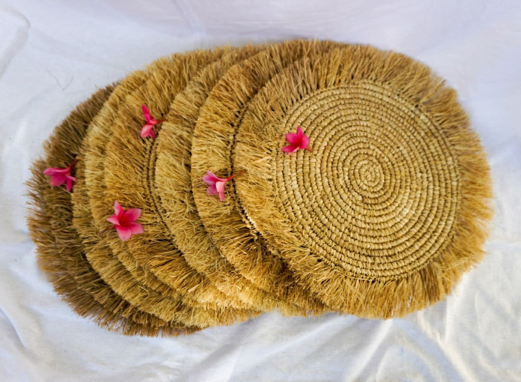 Handwoven Natural Fiber Placemat