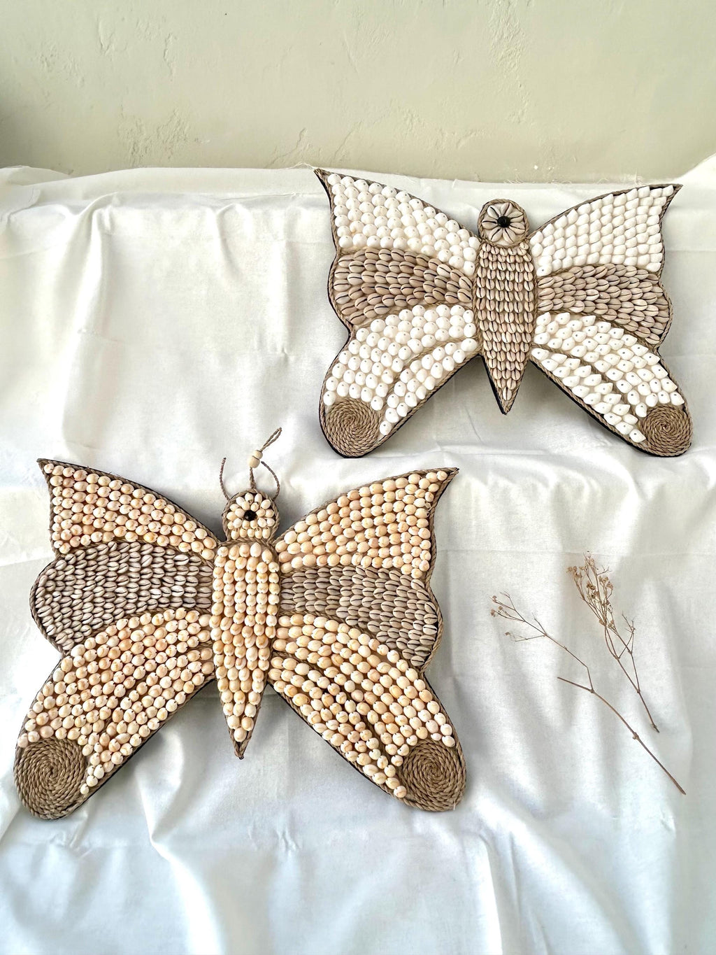 Sea Shell Butterfly Wall Decor – Boho Nursery Accent