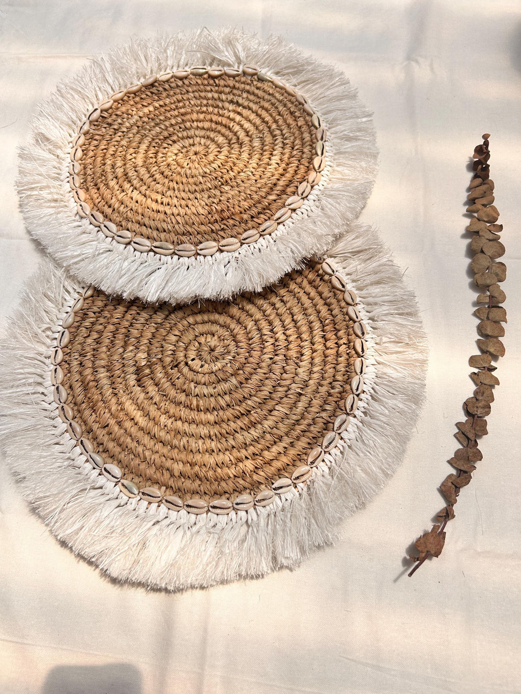 White Fringes Coastal & Boho Chic Table Setting