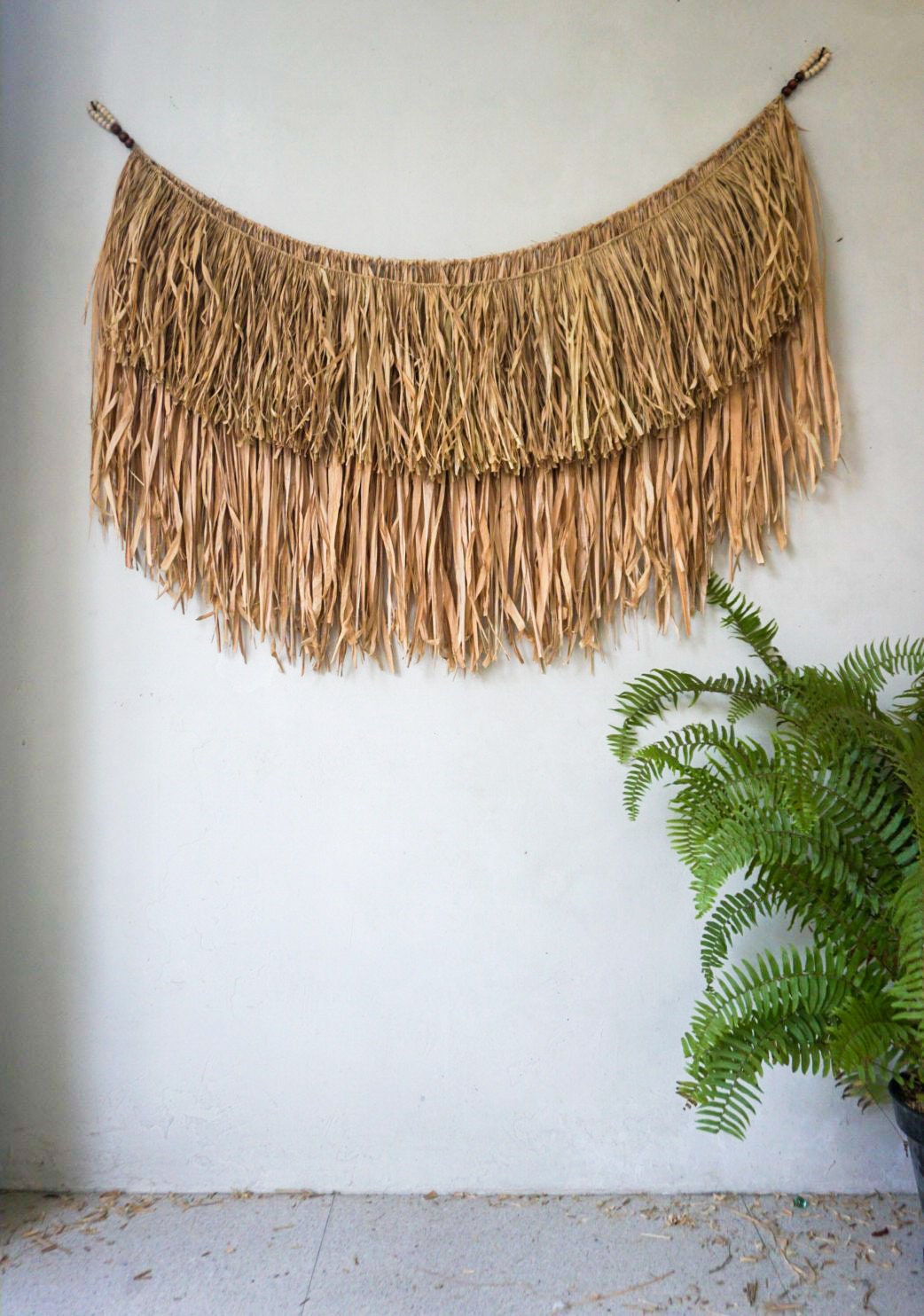 Extra Large Seagrass Wall Hanging – Boho Farmhouse Decor