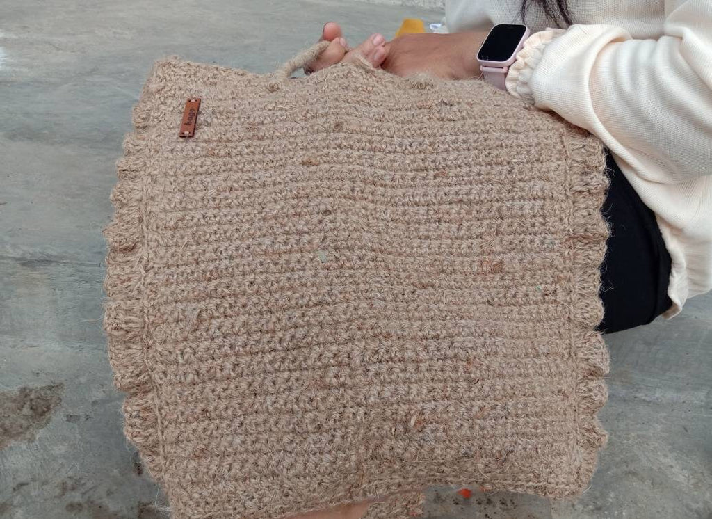 Jute Crochet Tote Bag – Eco-Friendly Summer Carryall