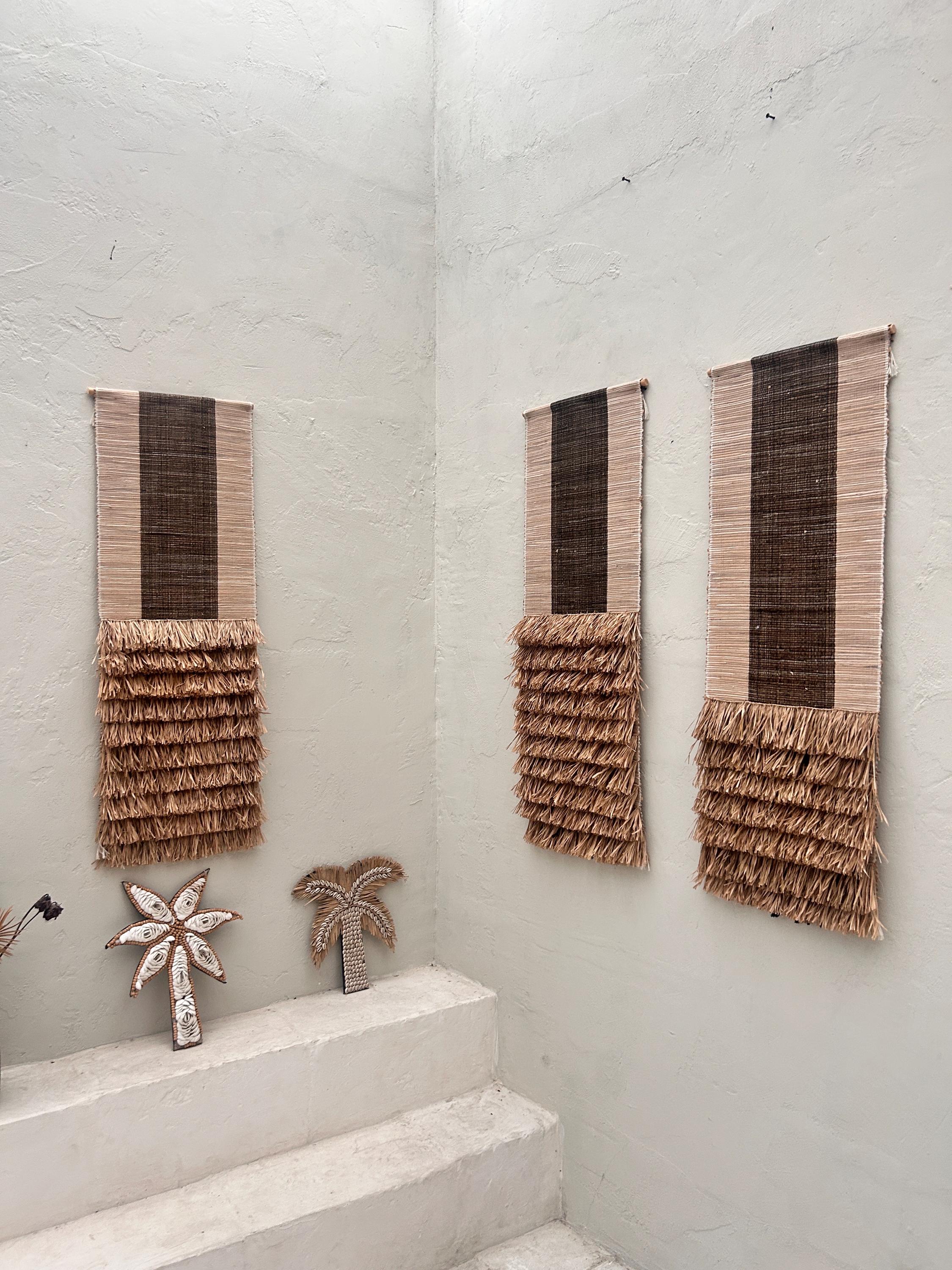 Beige Modern Mediterranean raffia art