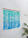 Ocean View Capiz Shell Beach Boho Wall Hanging Decor