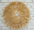 Extra large seagrass wall hanging | Seagrass nautical wall decor | boho round large seagrass shell