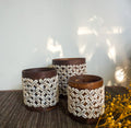 Decorative Bamboo Basket – Boho Balinese Wicker Decor