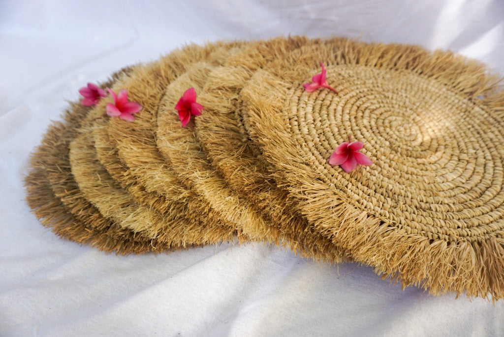 Handwoven Natural Fiber Placemat