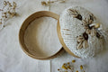 Decorative Beaded Bamboo Basket – Balinese Artisan Decor