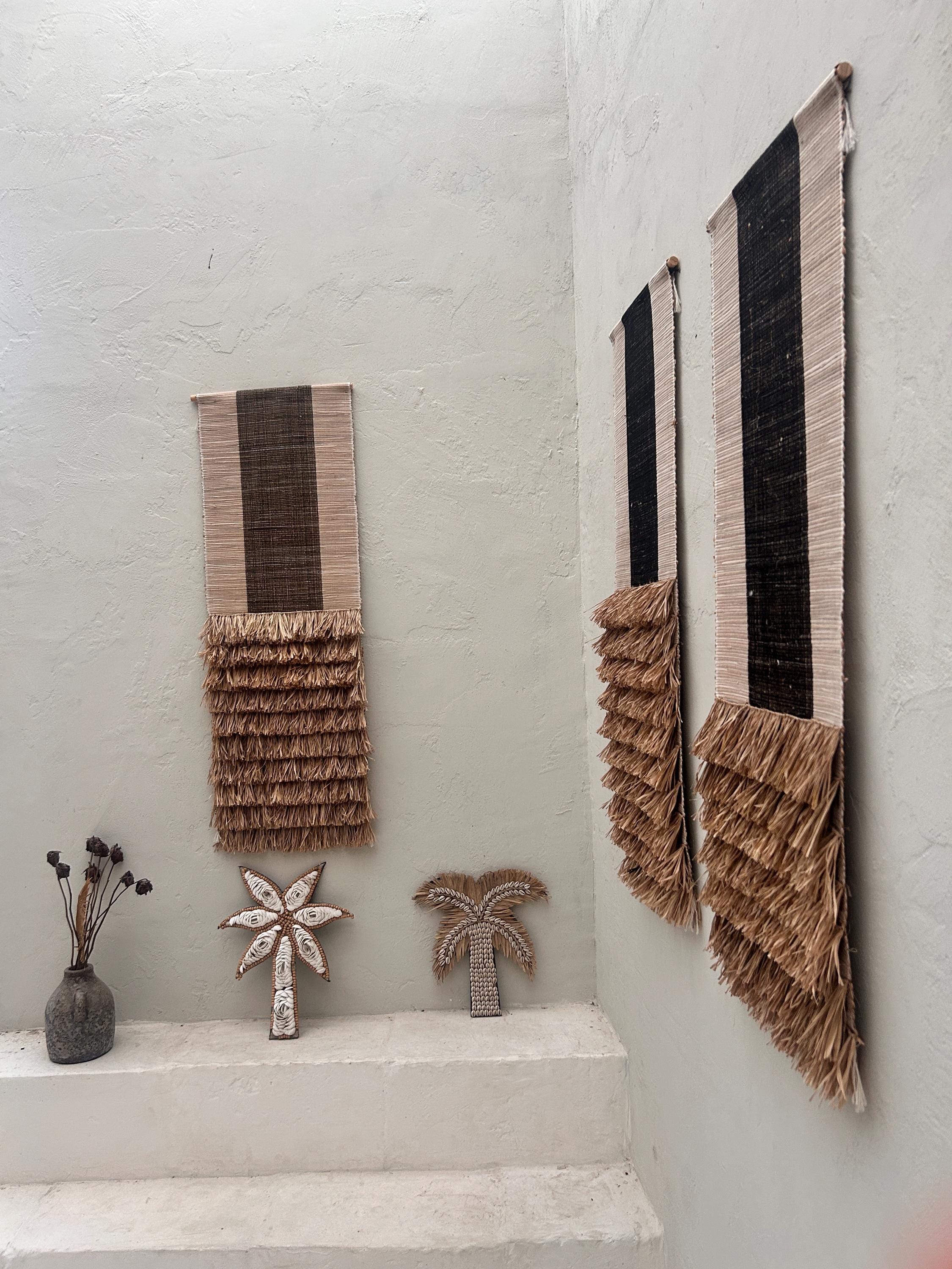 Beige Modern Mediterranean raffia art
