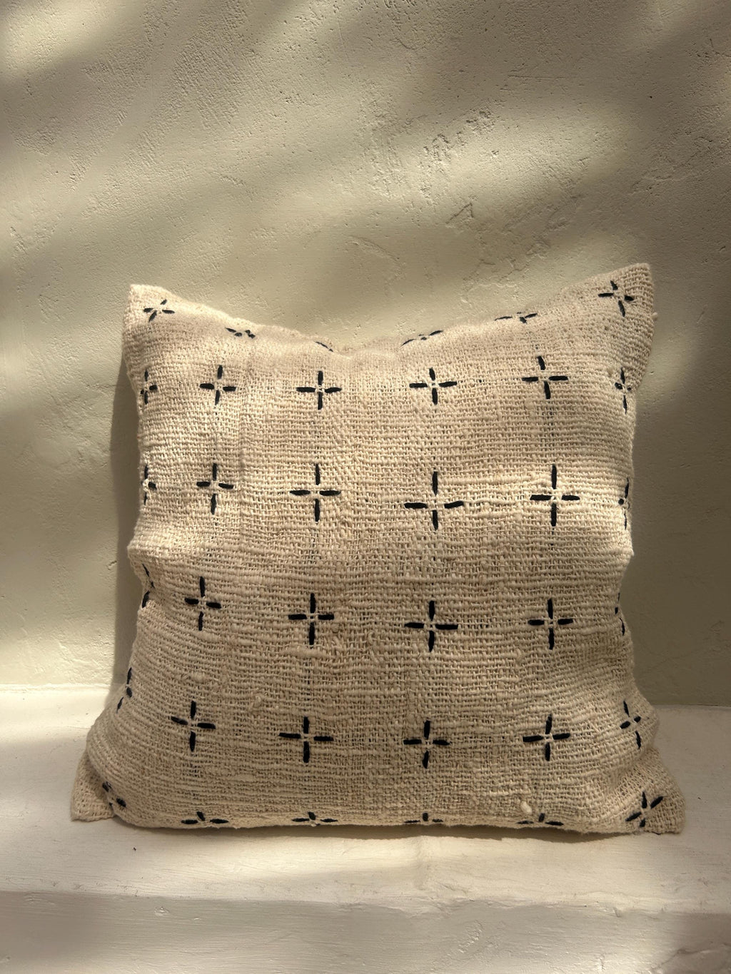 Boho Hand-Stitched Pillow Cover