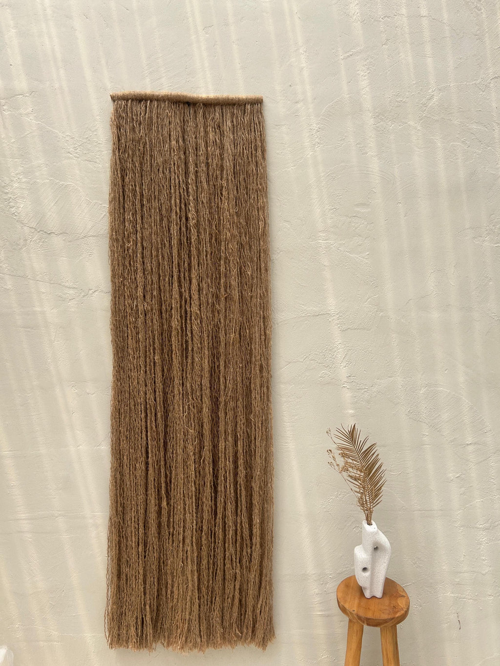 Wabi-Sabi Jute Wall Art – Simple Mediterranean Decor