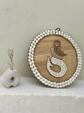 Mermaid in shells frame boho nursery decor