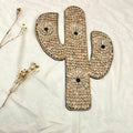 Cactus Shape Boho Nursery Sea Shells Decor
