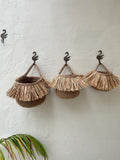 Hawaiian Jute Hanging Basket – Decorative Boho Storage