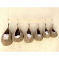 Jute Crochet Wall Hanging Basket – Kitchen Storage