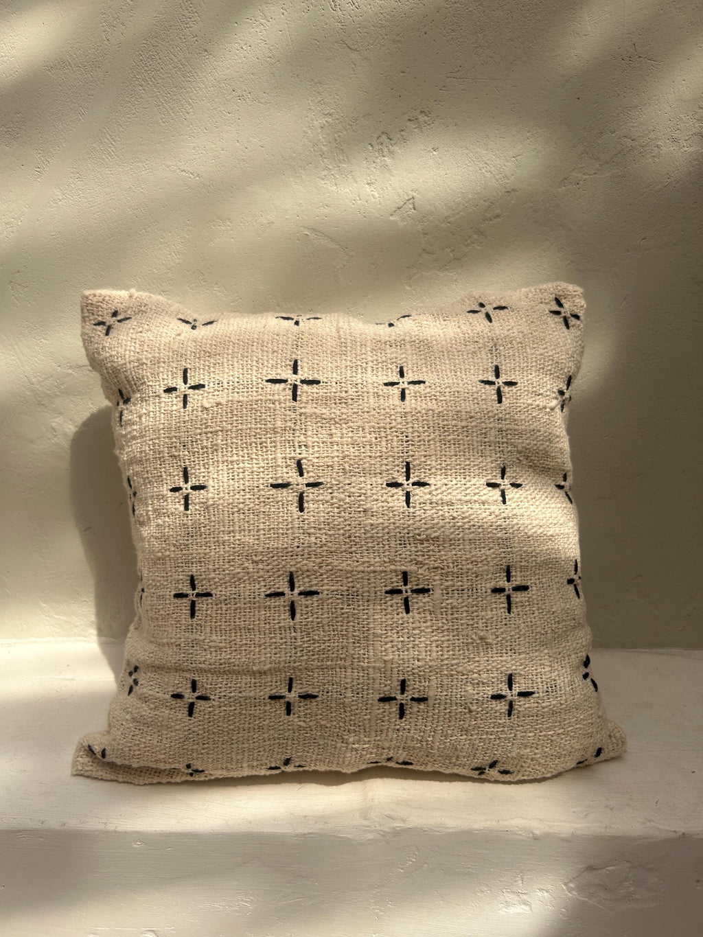 Boho Hand-Stitched Pillow Cover