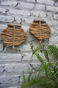 Mini Raffia macrame | mini seagrass wall hanging | mini driftwood wall hanging