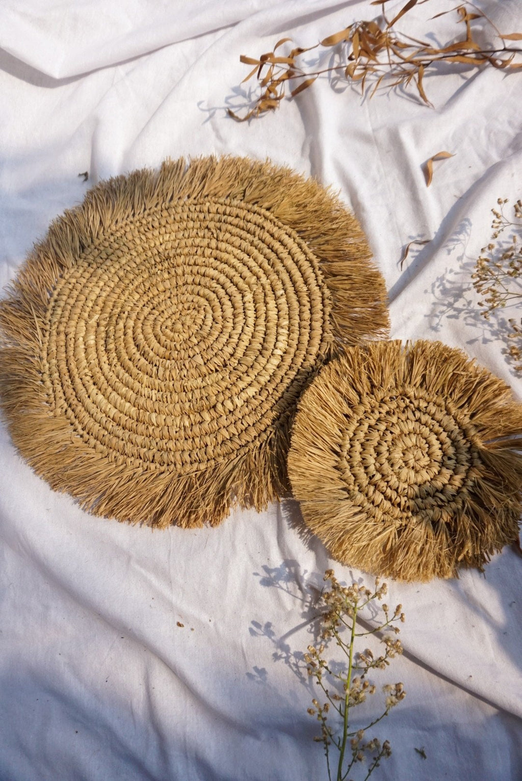 Handwoven Natural Fiber Placemat