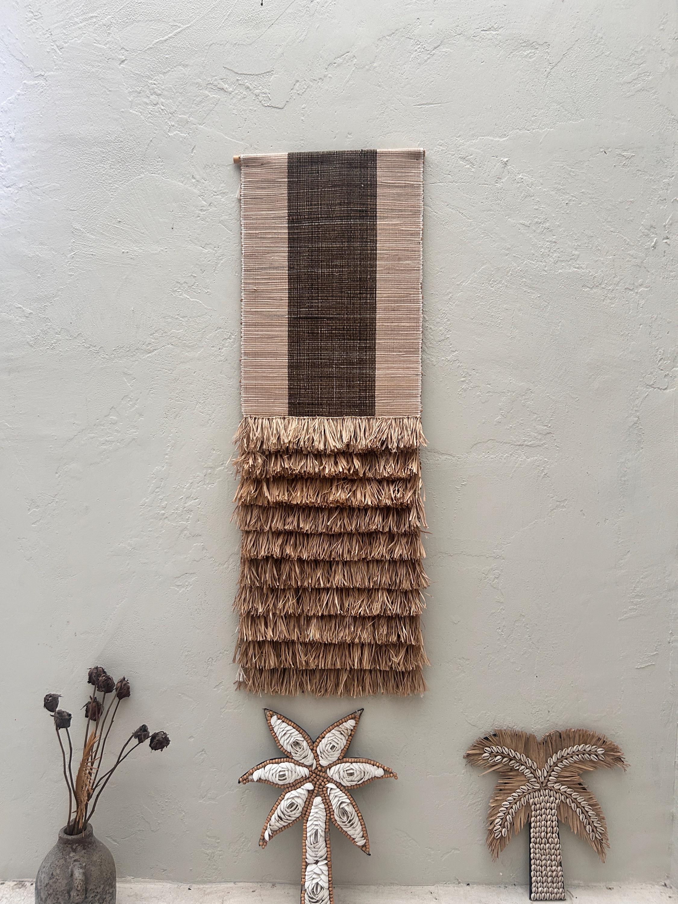Beige Modern Mediterranean raffia art