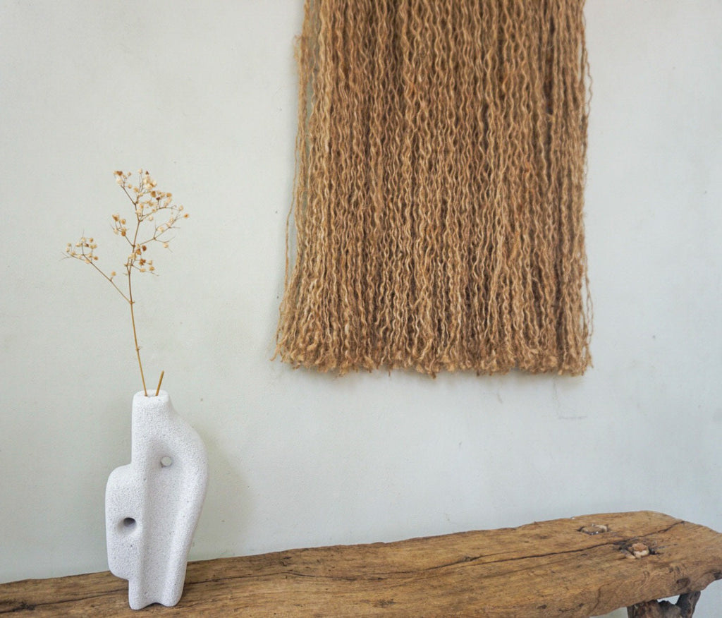 Wabi-Sabi Jute Wall Art – Simple Mediterranean Decor
