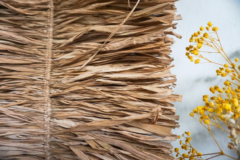 Bali Art Seagrass Wall Hanging – Natural Handwoven Decor
