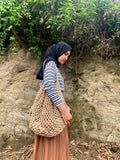 Jute Crochet Net Bag – Market & Beach Tote