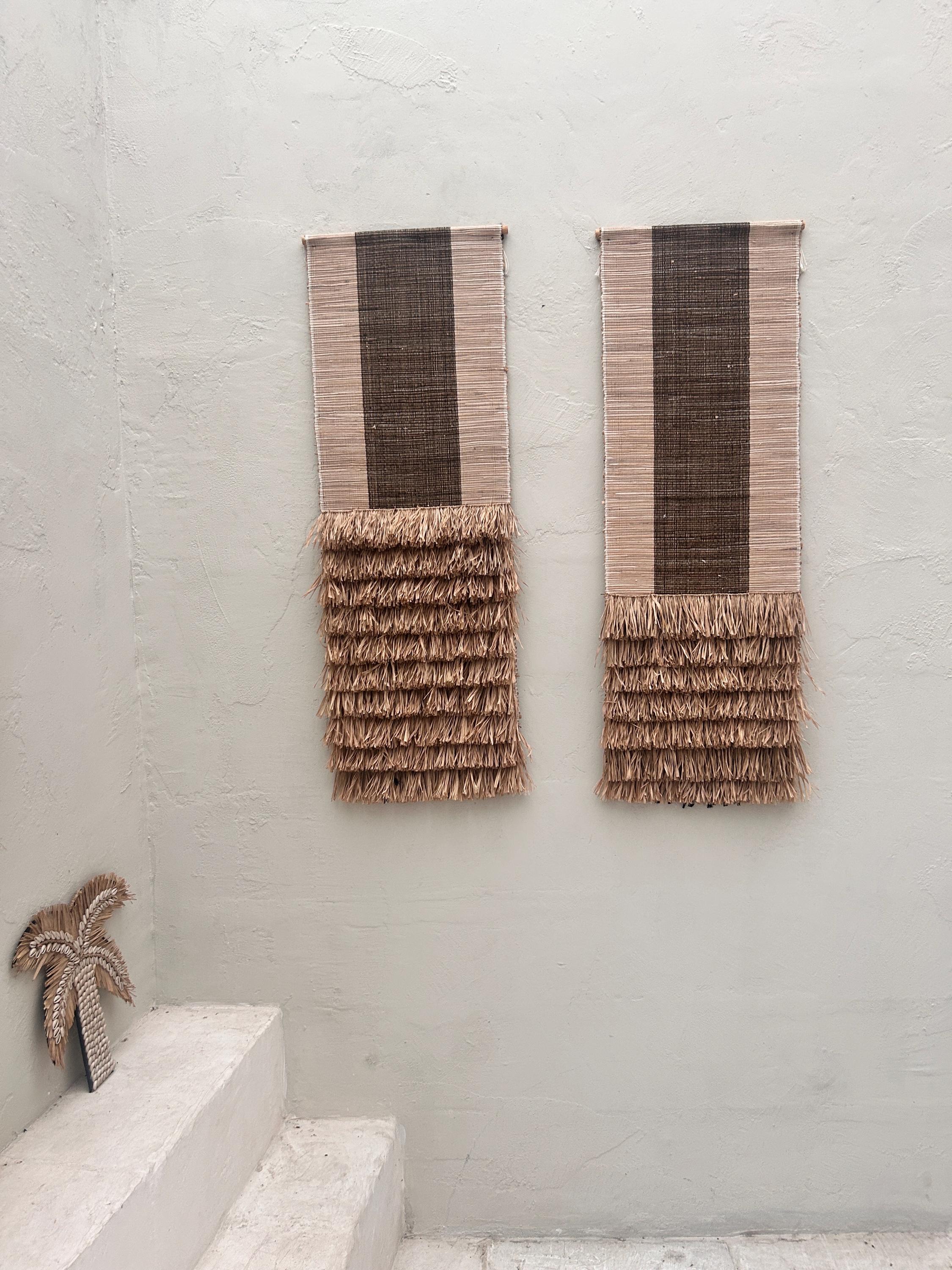 Beige Modern Mediterranean raffia art