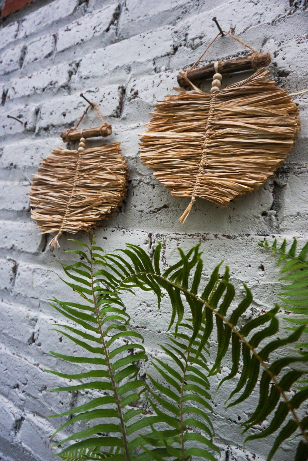 Mini Raffia macrame | mini seagrass wall hanging | mini driftwood wall hanging