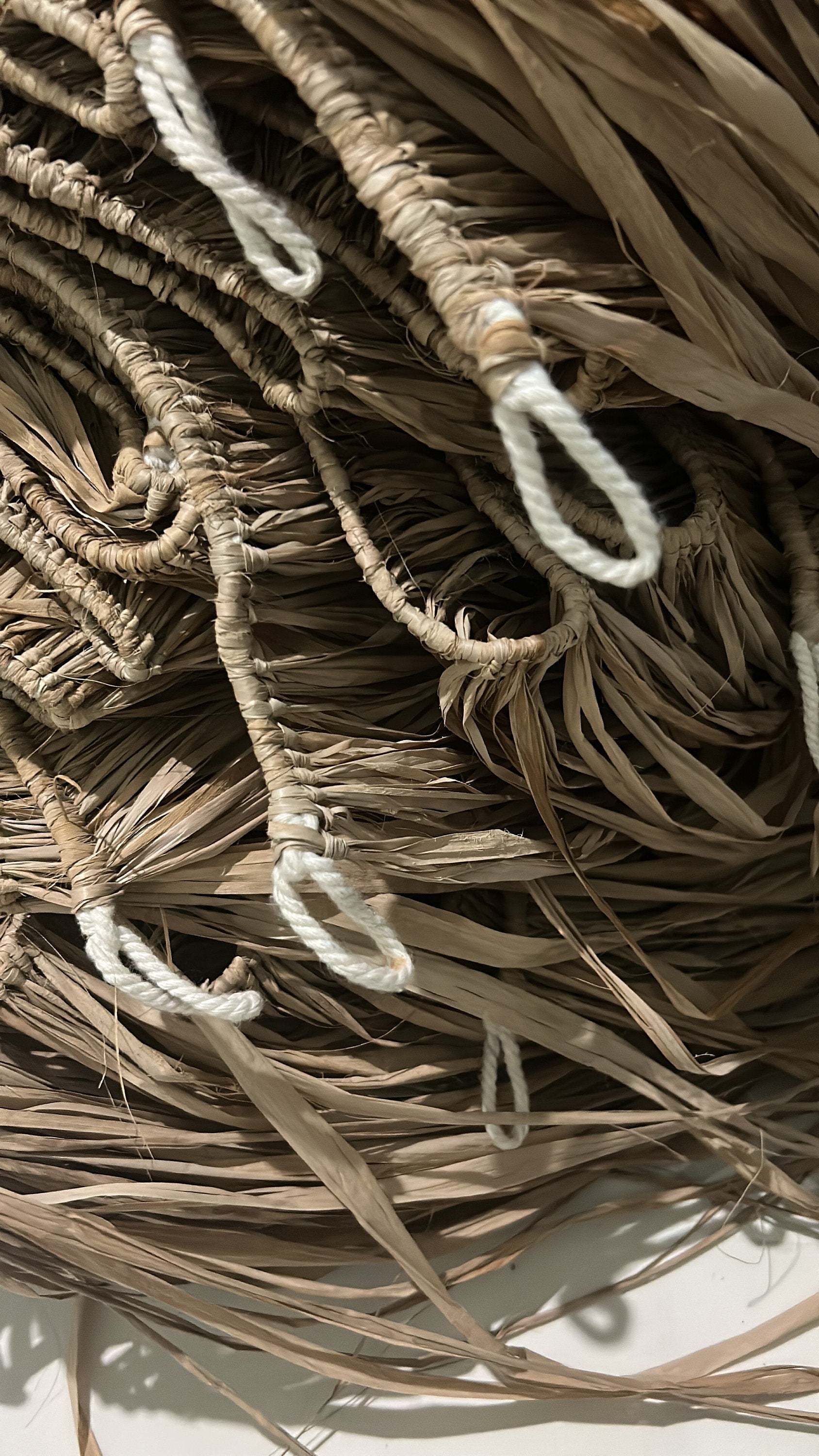 4M Long Raffia Fringe Decoration for Lounge, Cottage, Pool & Bar