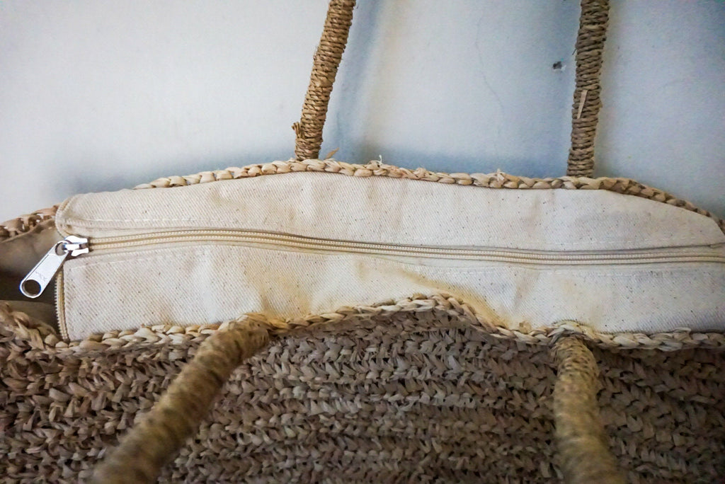 Large Raffia Crochet Beach Bag – Summer Tote