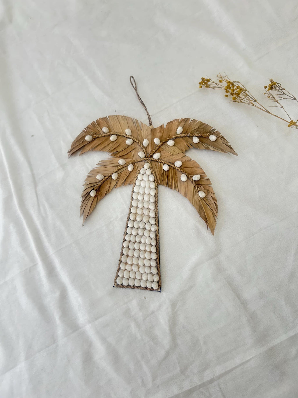White Shells Palm shape boho decor
