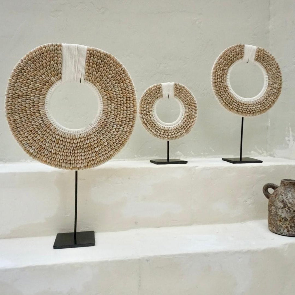 Set of 3 Sea Shell Home Accents – Coastal Decor