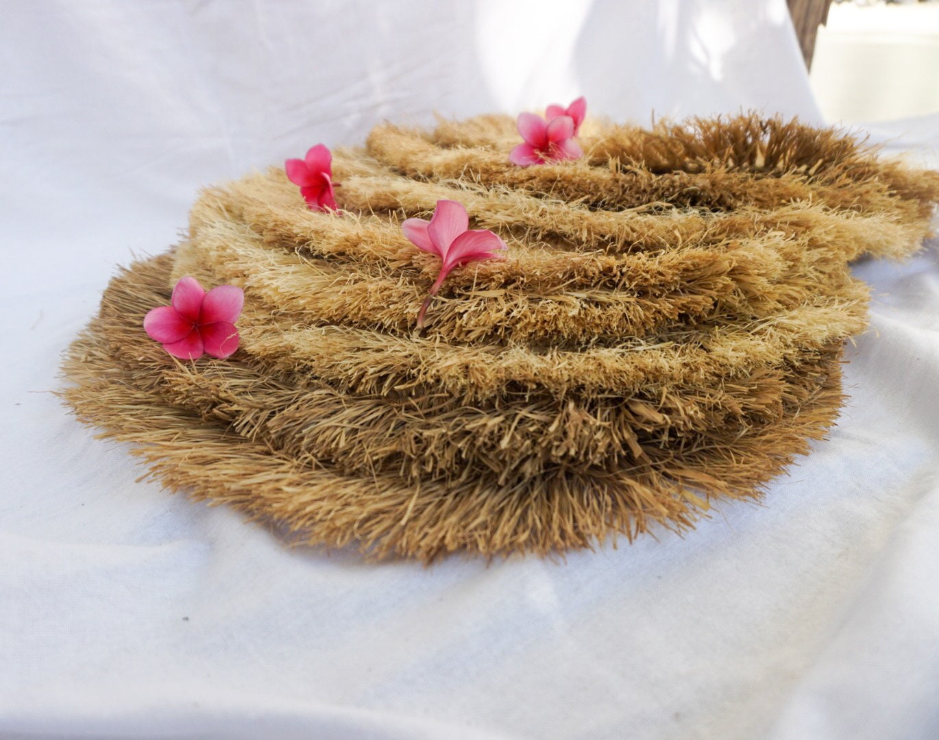 Handwoven Natural Fiber Placemat