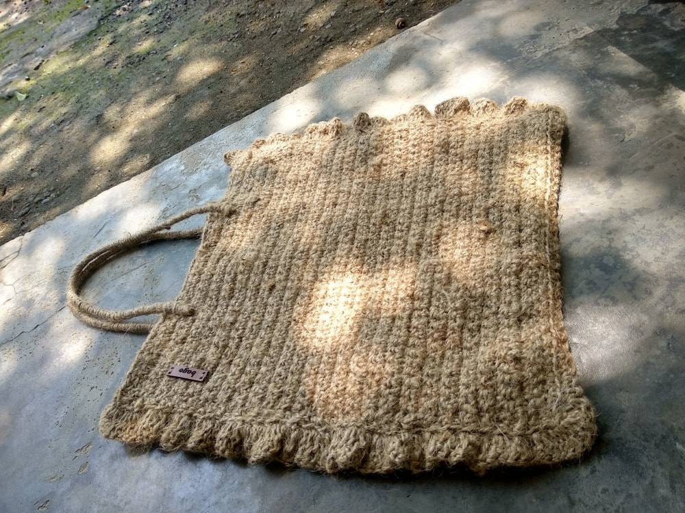 Jute Crochet Tote Bag – Eco-Friendly Summer Carryall