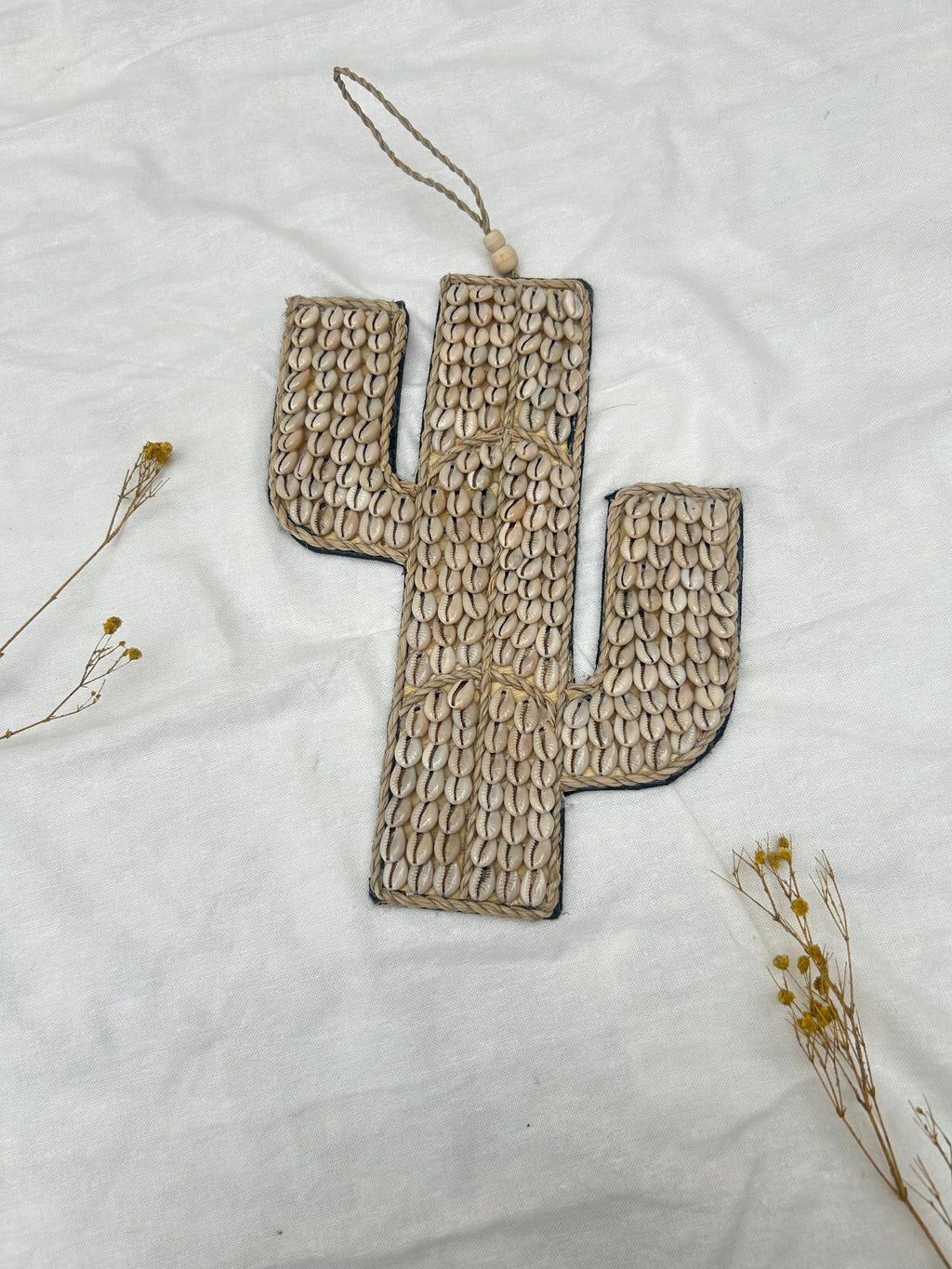 Small Size - Cactus Shape Boho Nursery Sea Shells Decor