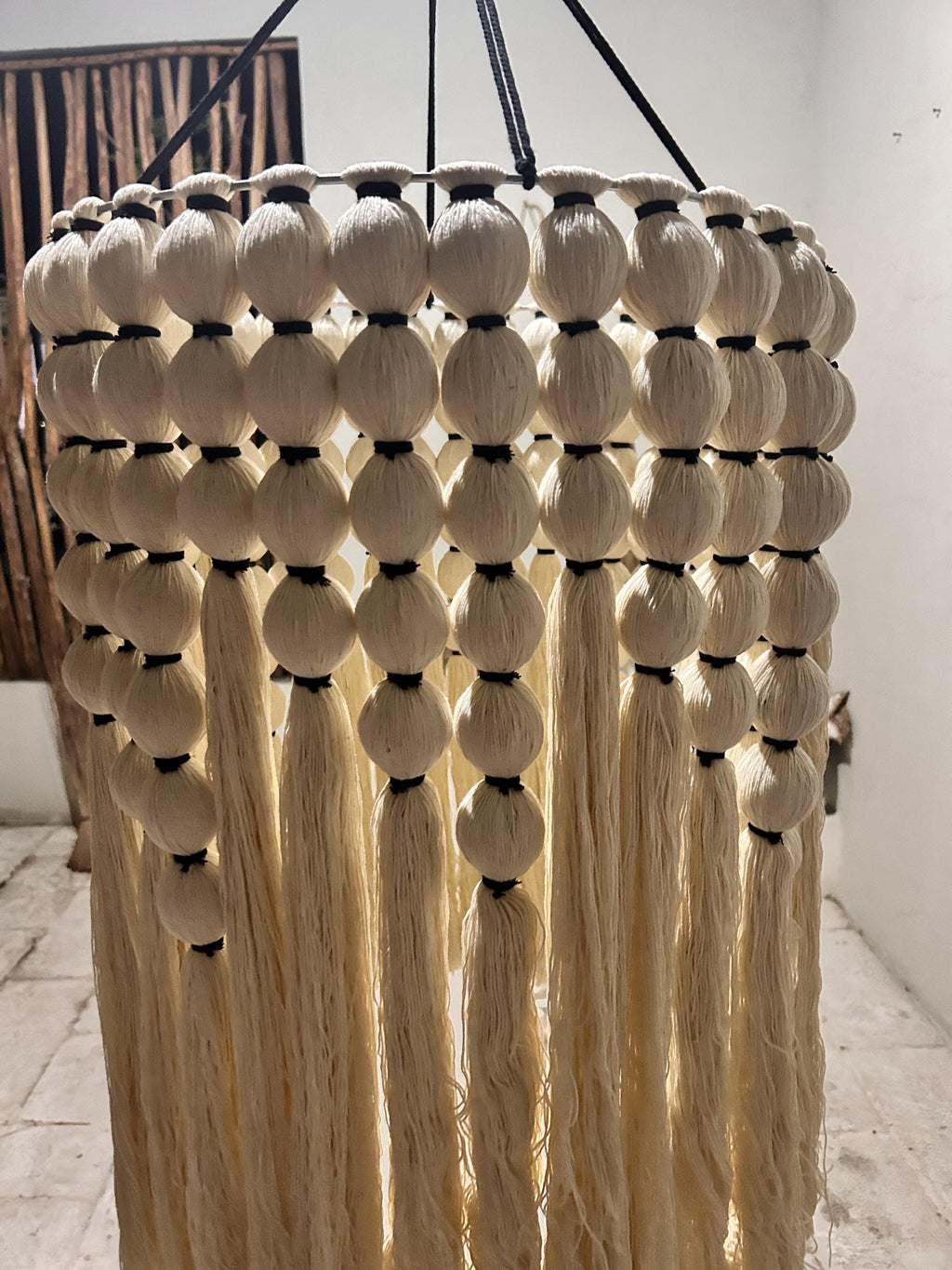 Modern Minimalist Thread Lampshade Art