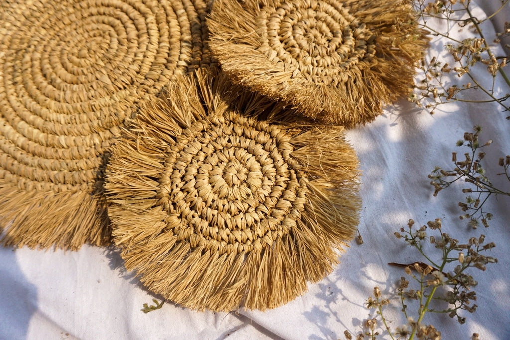 Handwoven Natural Fiber Placemat