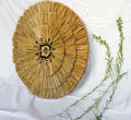 Black Macramé Seagrass Wall Decor – Round Bali Wall Hanging
