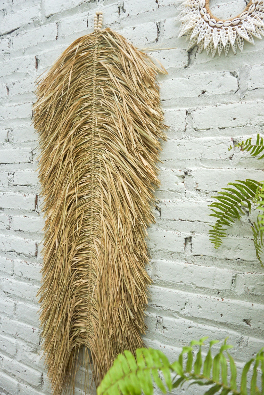 Bali Art Seagrass Wall Hanging – Natural Handwoven Decor
