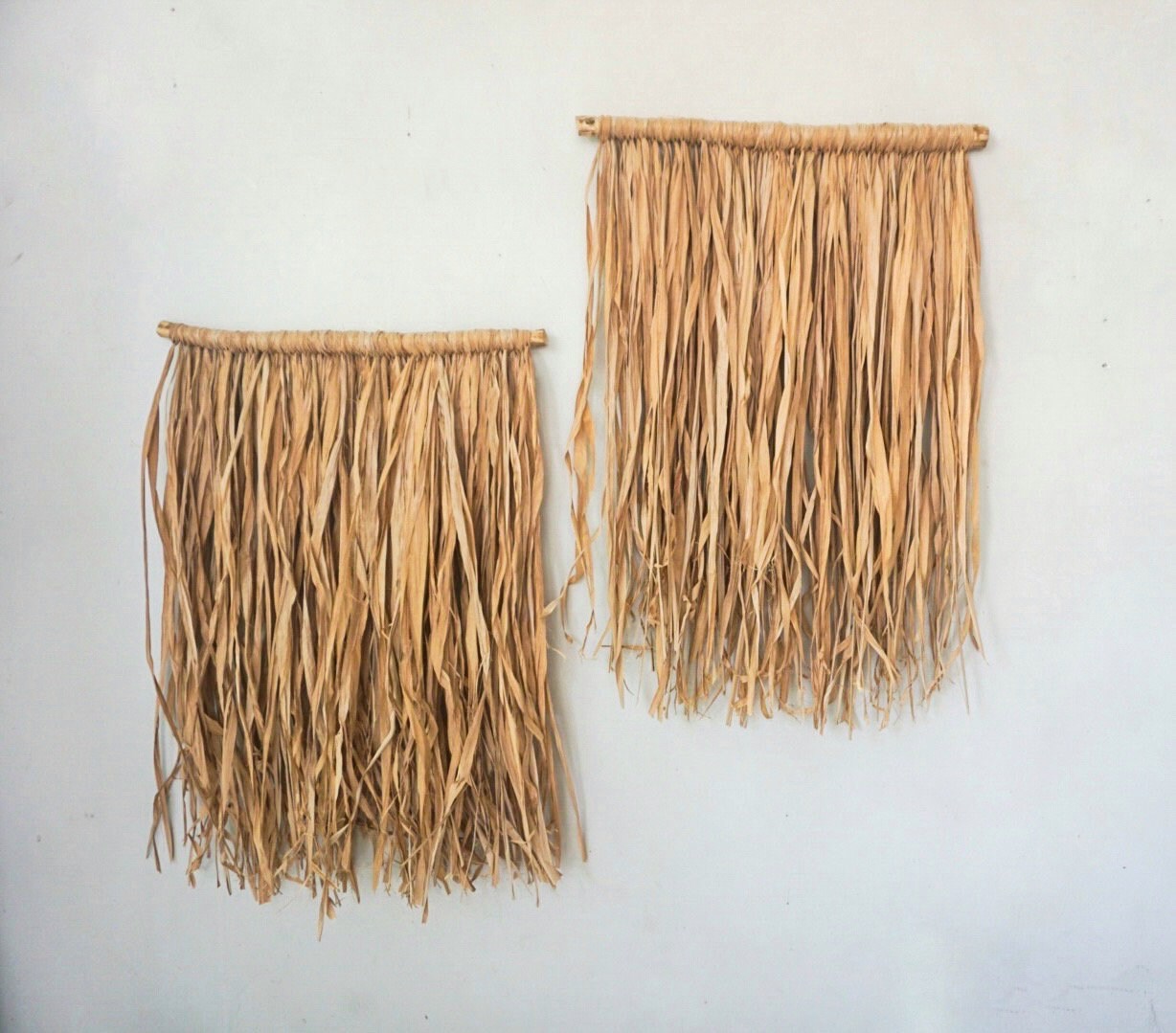 Wabi-Sabi Raffia Wall Art – Simple Mediterranean Decor