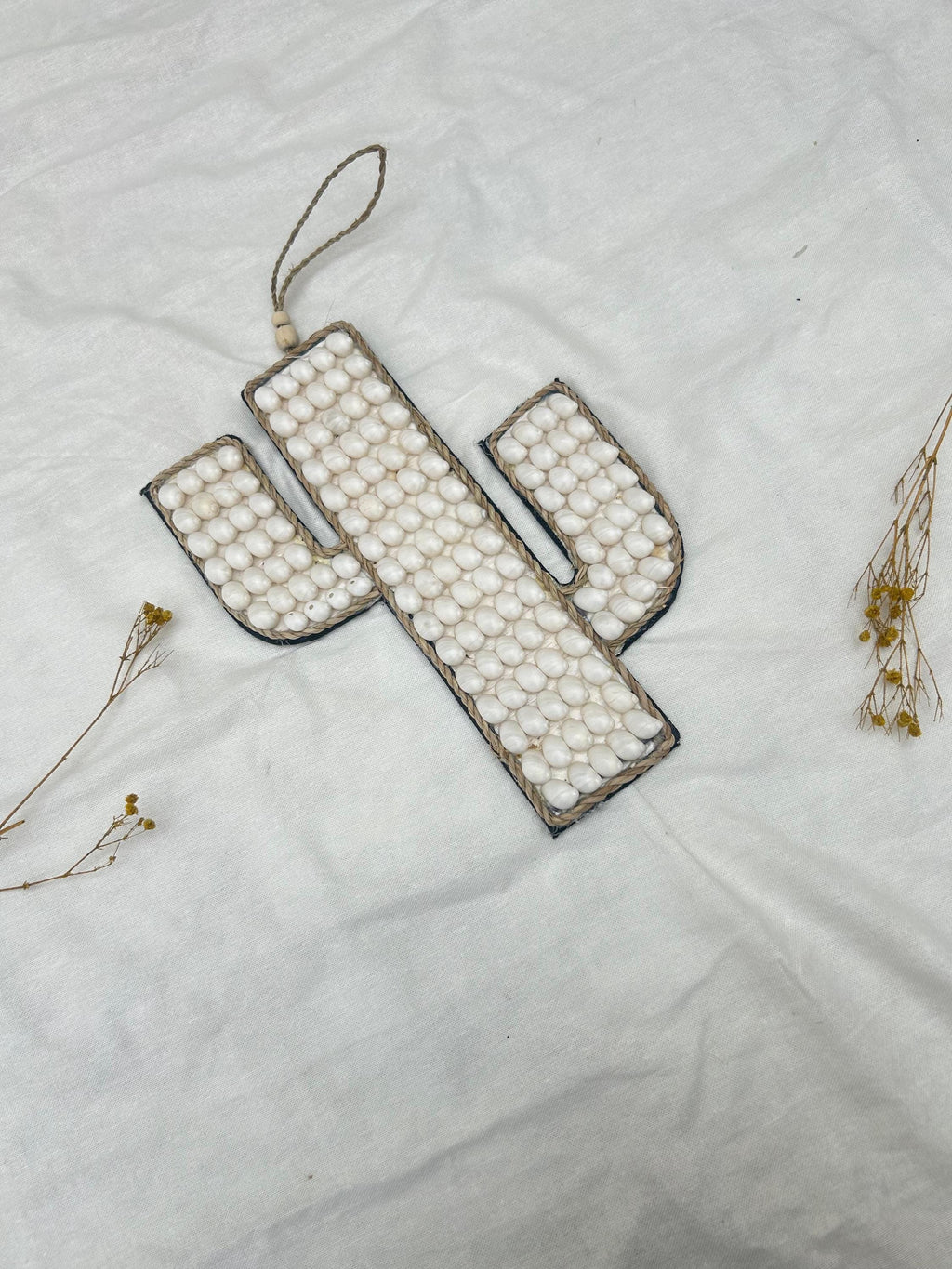Small Size - Cactus Shape Boho Nursery Sea Shells Decor