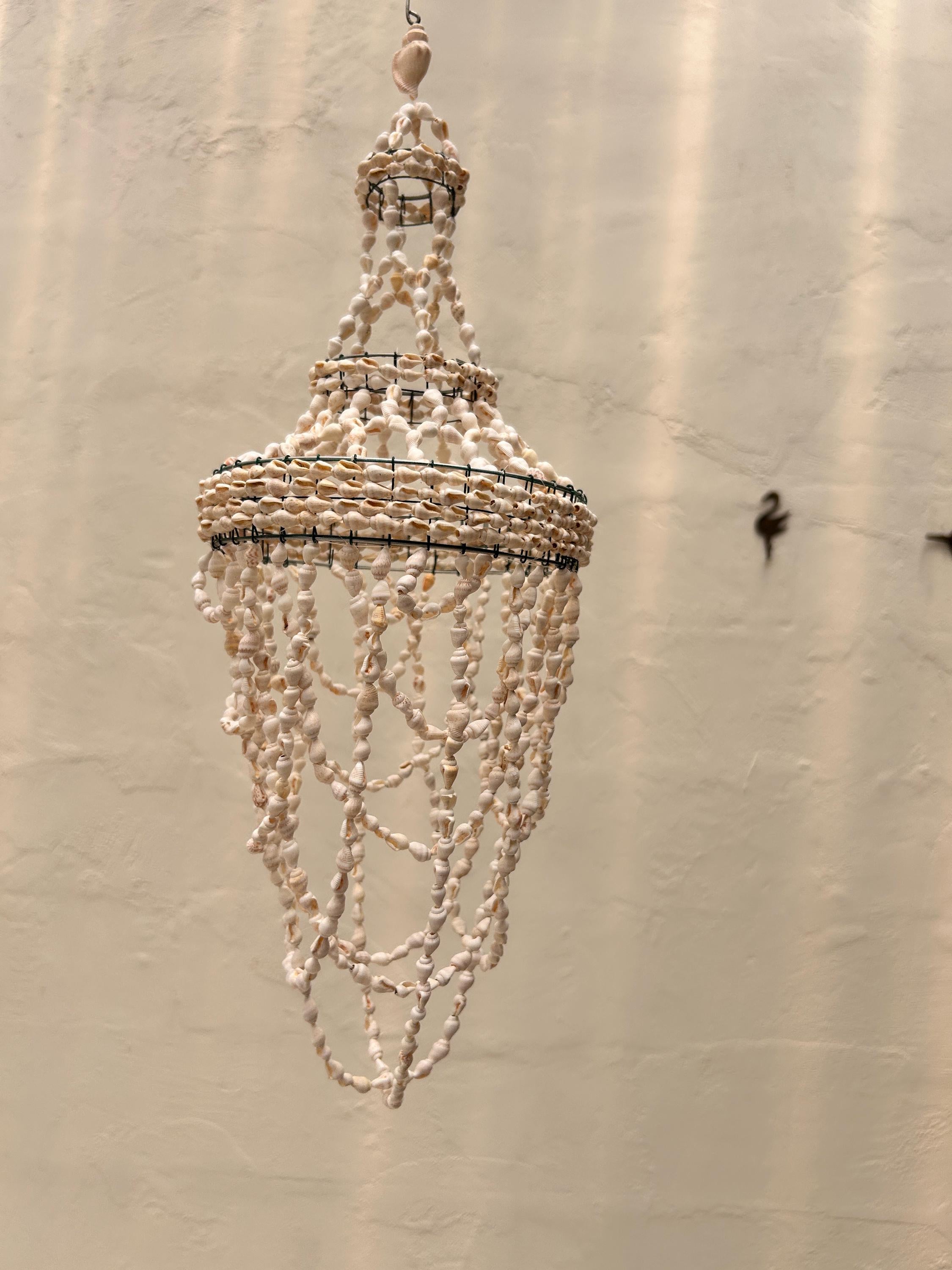 Style 7 Small Sea Shell Pendant Light – Boho Coastal Chandelier