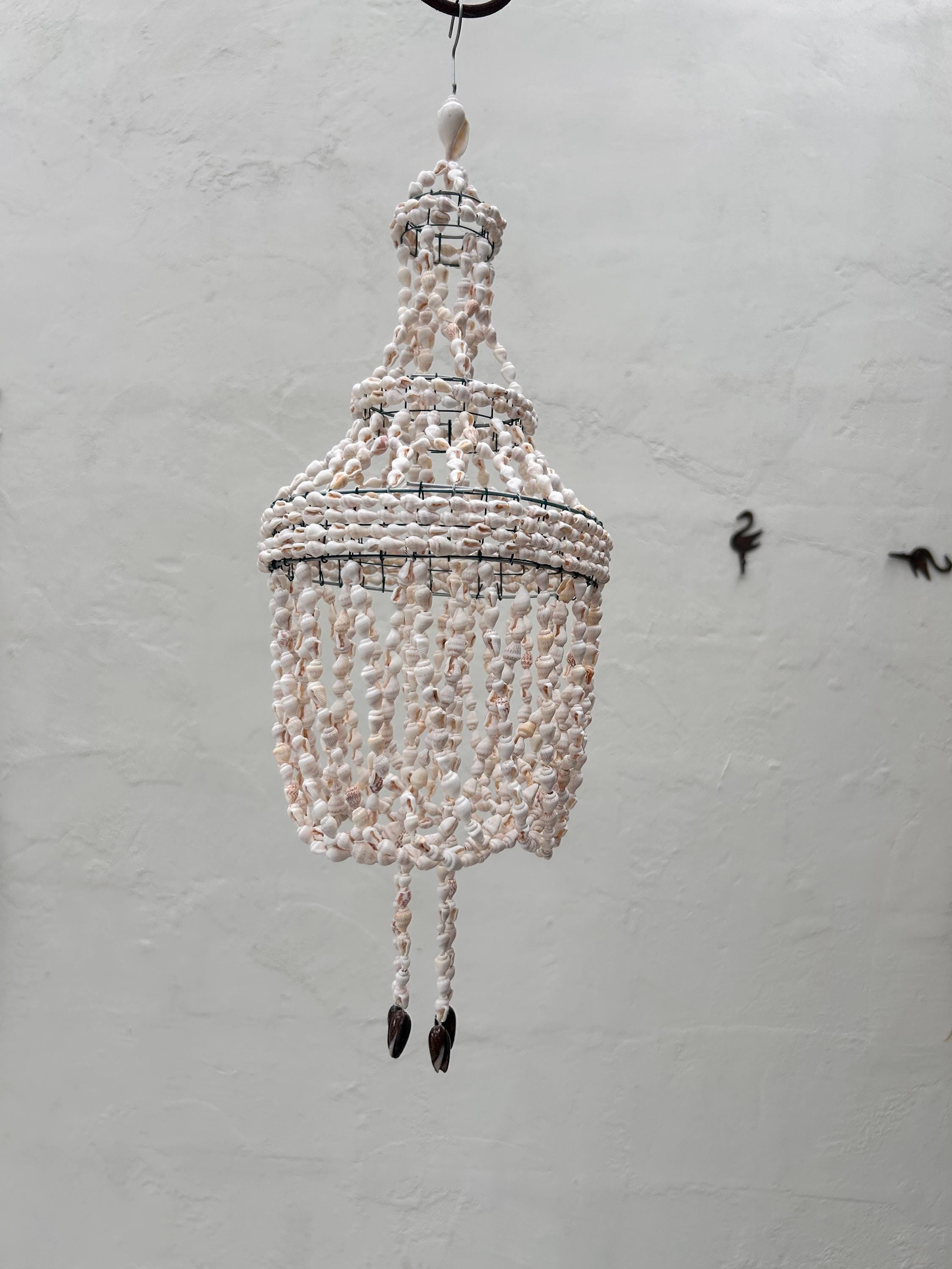 Style 5 Small Sea Shell Pendant Light – Boho Coastal Chandelier