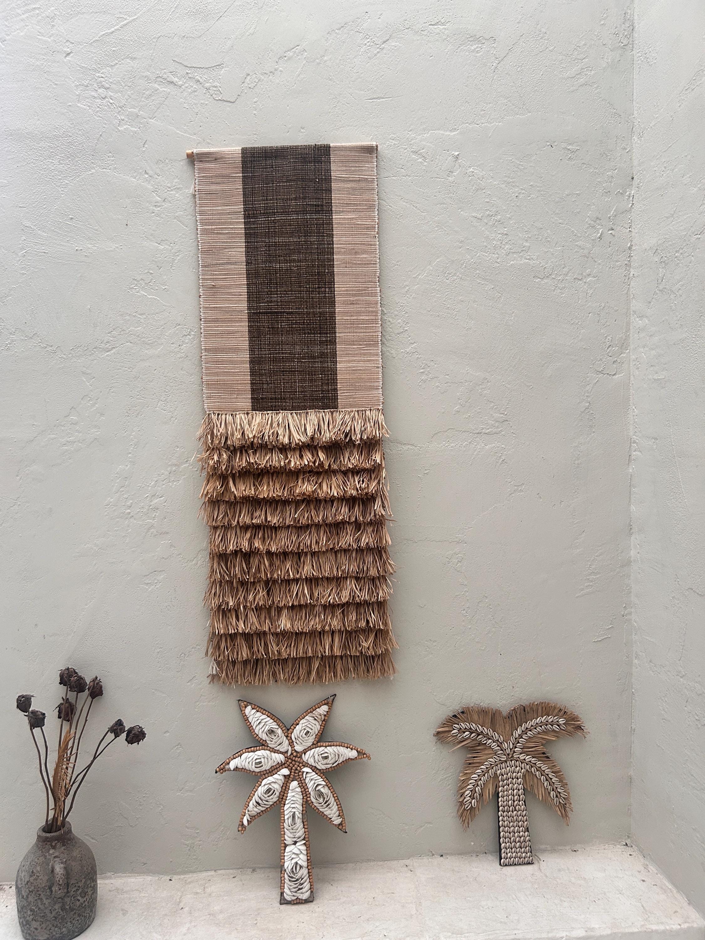 Beige Modern Mediterranean raffia art