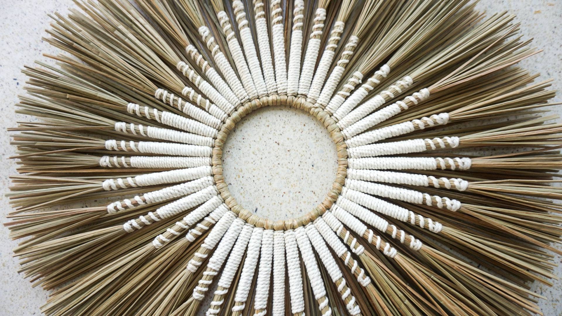 Seagrass Wall Decor – Natural Boho Wall Accent